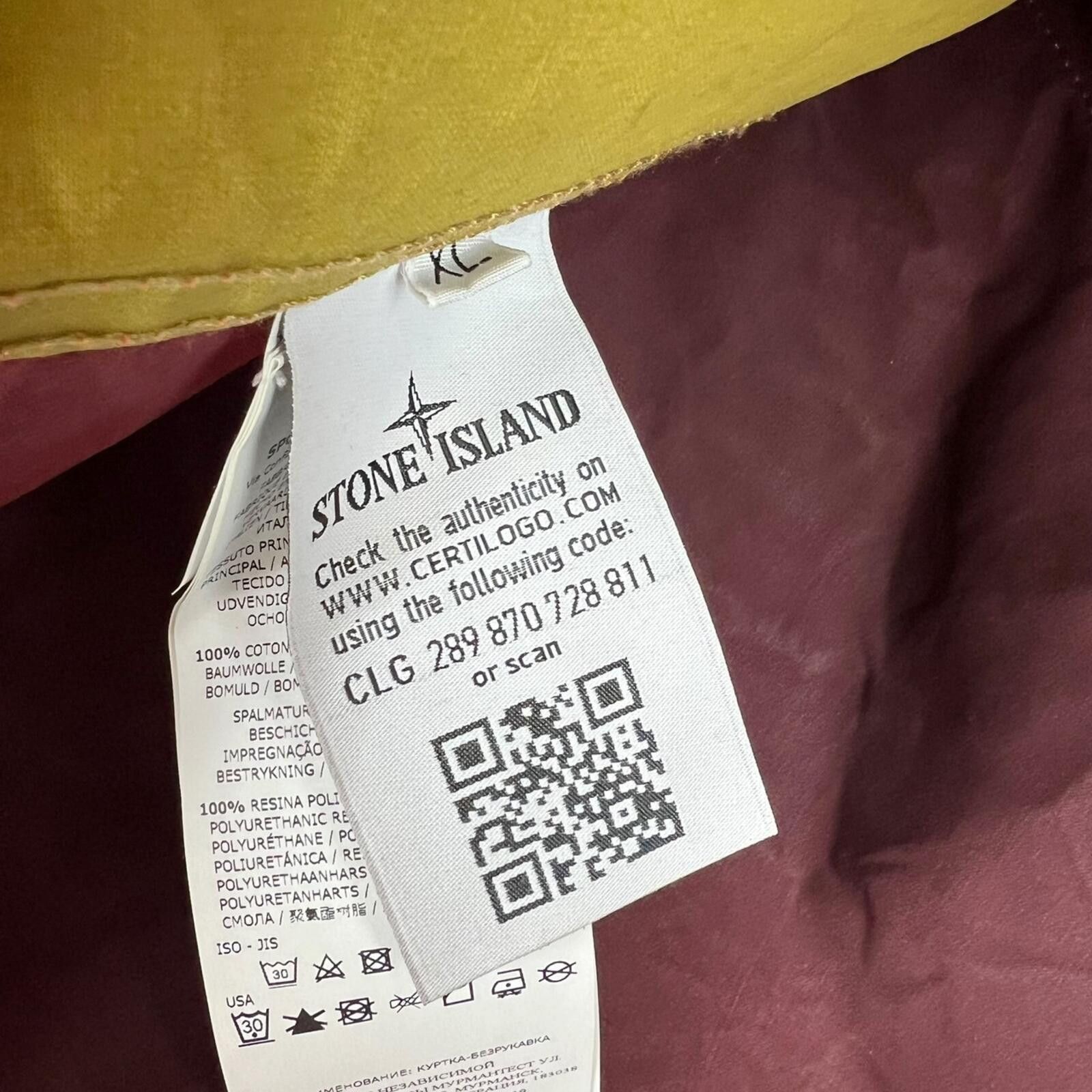 Stone Island Stone Island Tela Placcata Bicolore Vest Size US XL / EU 56 / 4 - 6 Thumbnail