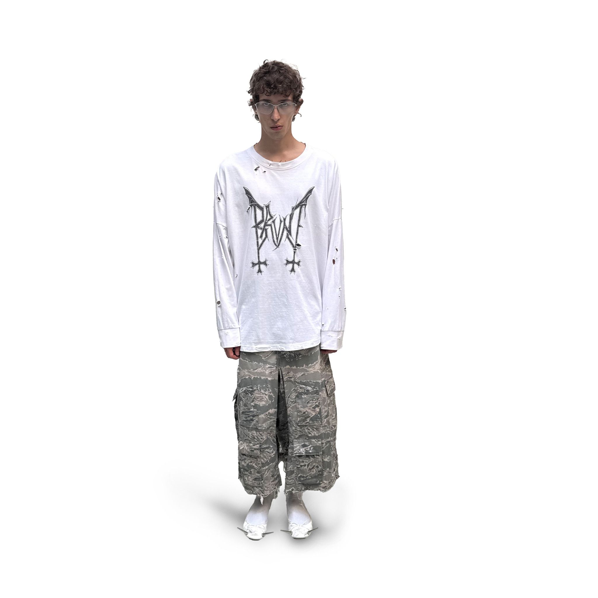 Other ARMY CUT-OUT CAMOUFLAGE CARGO SHORTS Size US 33 - 3 Thumbnail
