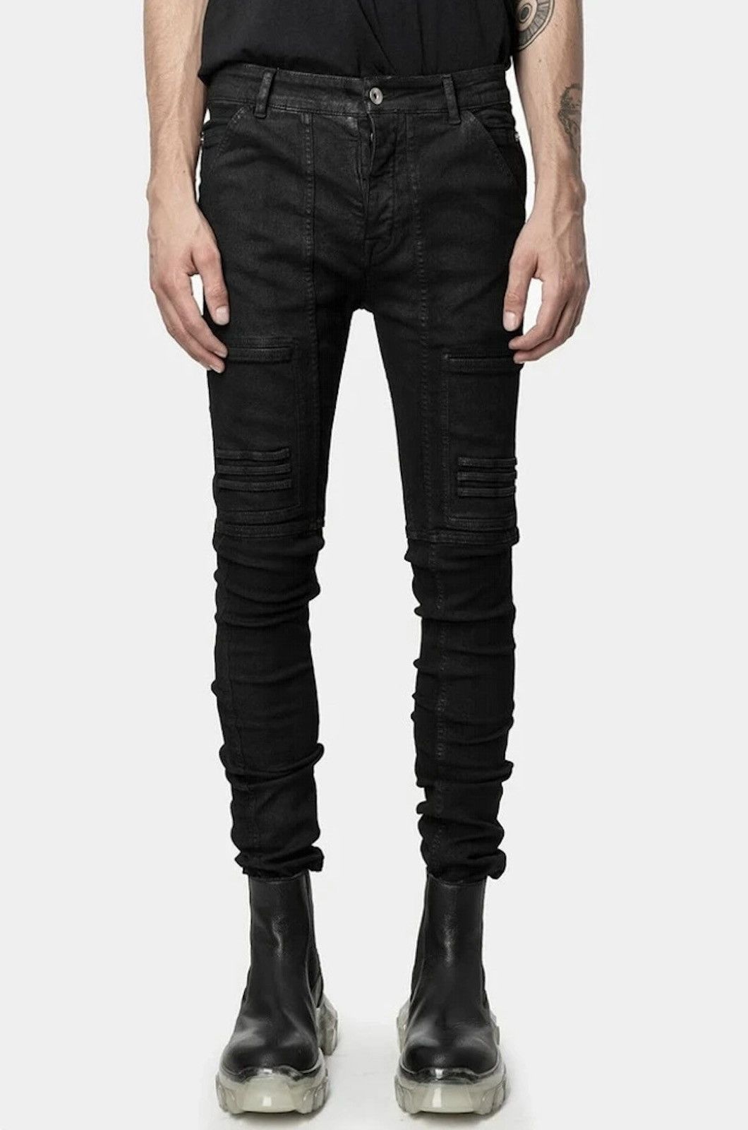 Rick Owens Drkshdw Rick owens waxed nagakins leggings sz xs Size 25" / US 0 / IT 36 - 10 Thumbnail