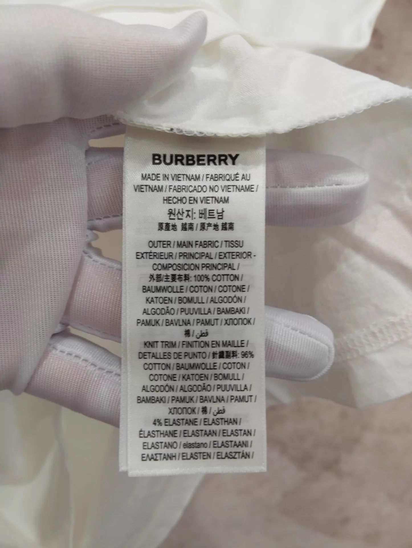 Burberry Burberry Logo Print Crew Neck Short Sleeve T-Shirt XS Size XS / US 0-2 / IT 36-38 - 7 Thumbnail