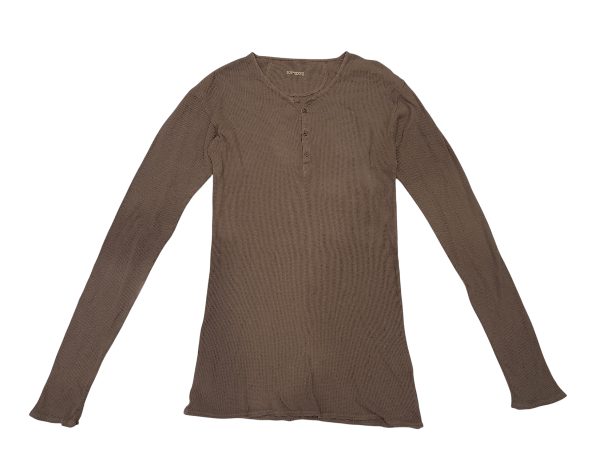 Kapital Kountry KAPITAL Japan Waffle Knit Shirt (F640) Size US L / EU 52-54 / 3 - 1 Thumbnail