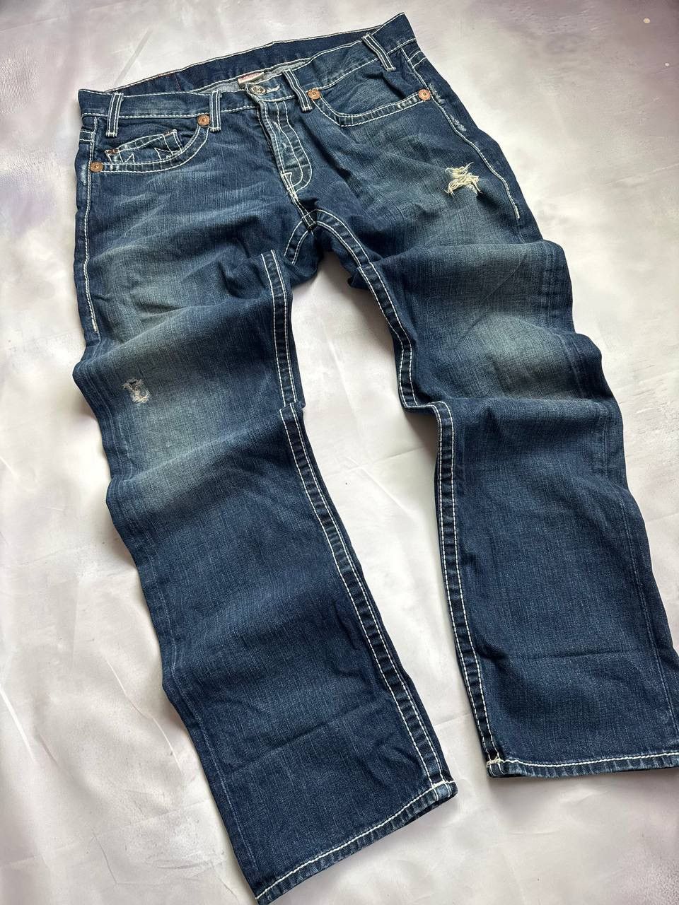 True Religion True Religion Vintage Jeans Drip Rare Chief Keef Style Size US 34 / EU 50 - 10 Thumbnail