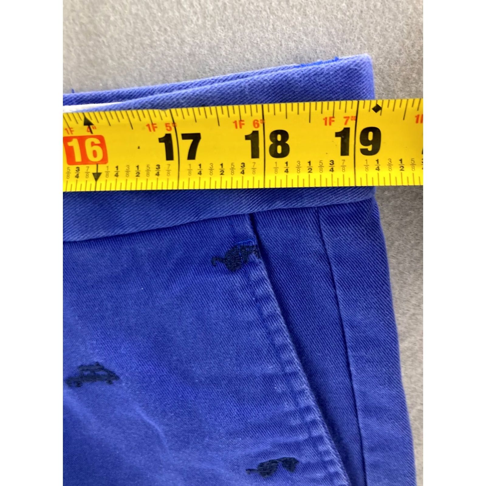 Stafford Stafford Blue Cocktail Cars AOP 38 Regular 5-Pocket Cotton Shorts Mens Shirt/Shorts? Size US 38 / EU 54 - 3 Thumbnail