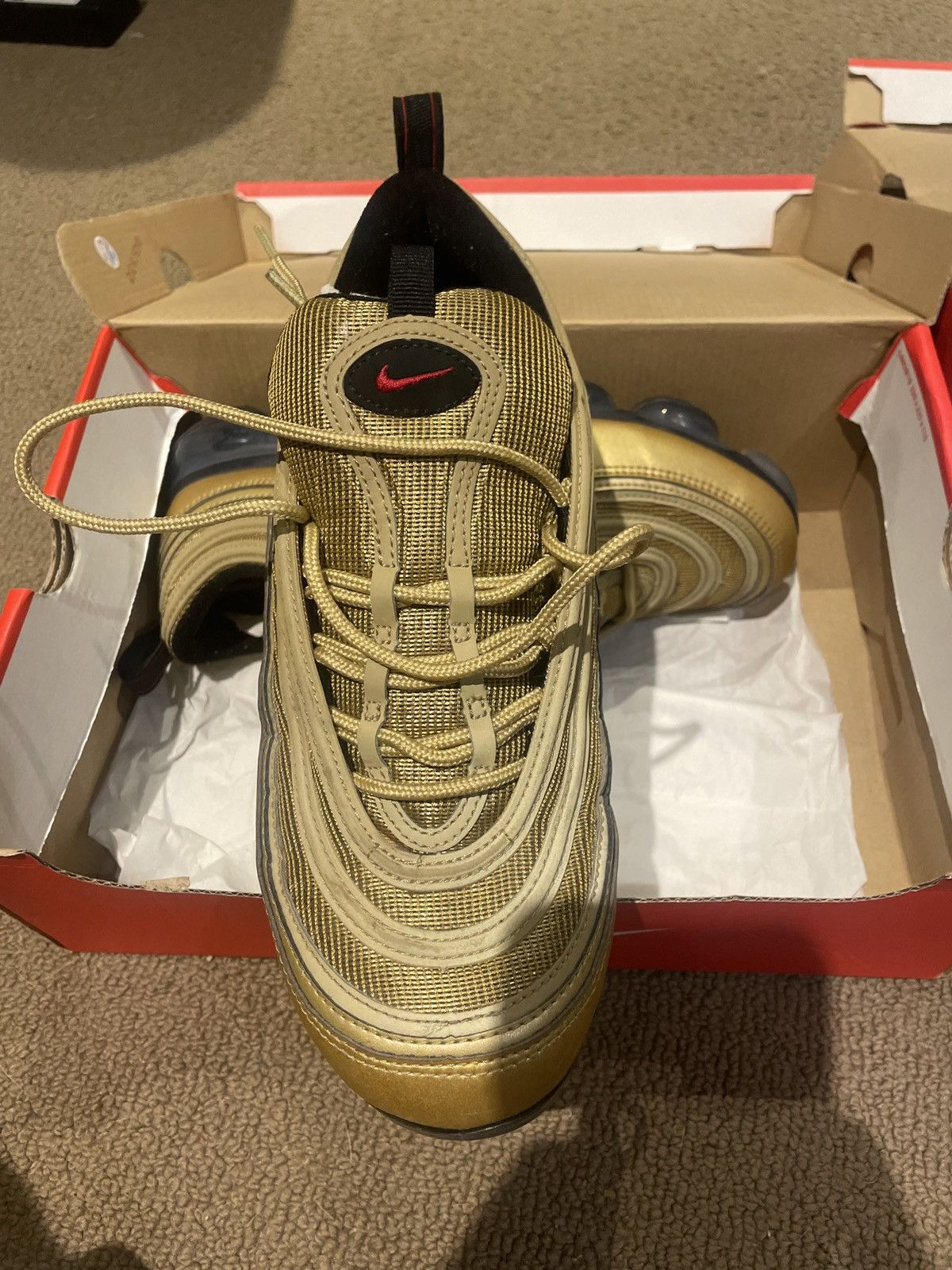 Nike Nike Vapormax Metallic Gold Size US 9.5 / EU 42-43 - 2 Thumbnail