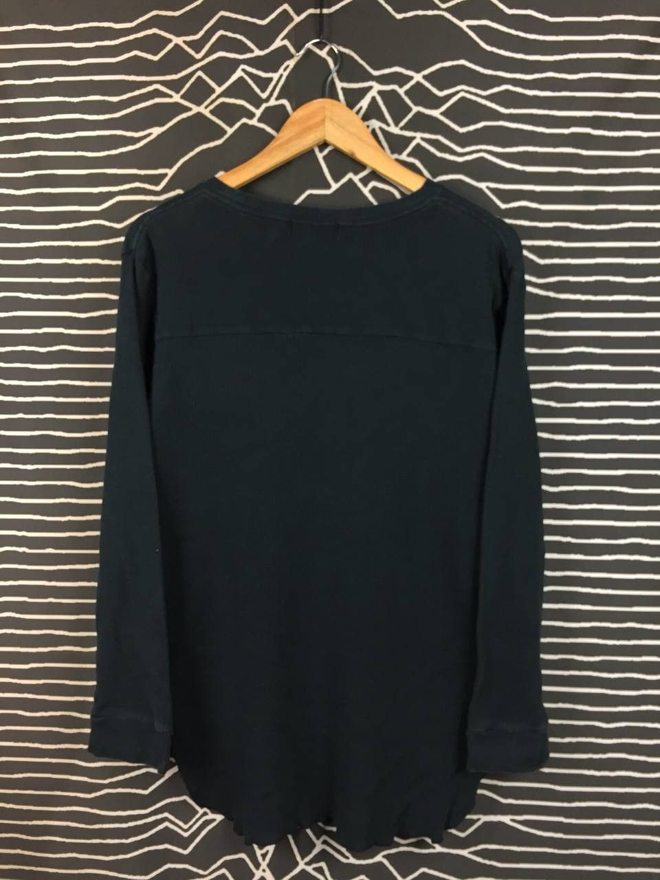 monkey time Monkey Time Japan Waffle Knit Curved Hem Thermal Tee Size US M / EU 48-50 / 2 - 7 Thumbnail