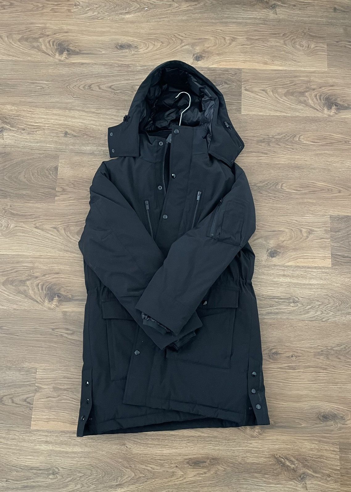 Black Hooded Parka The Kooples