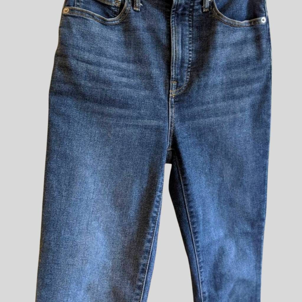 Everlane Everlane Way-High Skinny Jeans Size 28 Dark Wash High-Rise S Size 28" / US 6 / IT 42 - 12 Thumbnail