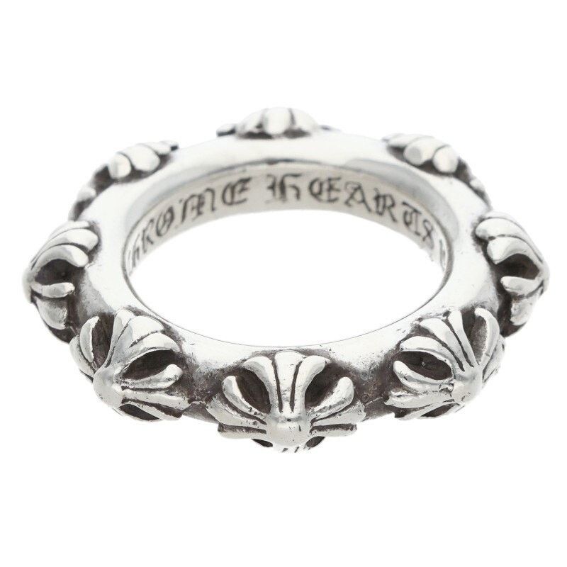 Chrome Hearts Chrome Hearts Cross Band Silver Ring Size ONE SIZE - 1 Thumbnail