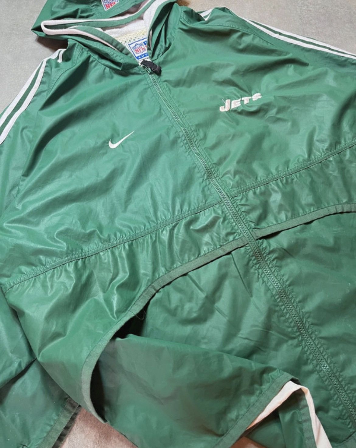 Nike Nike NFL Pro Line New York Jets Jacket XL Vintage Size US XL / EU 56 / 4 - 4 Thumbnail