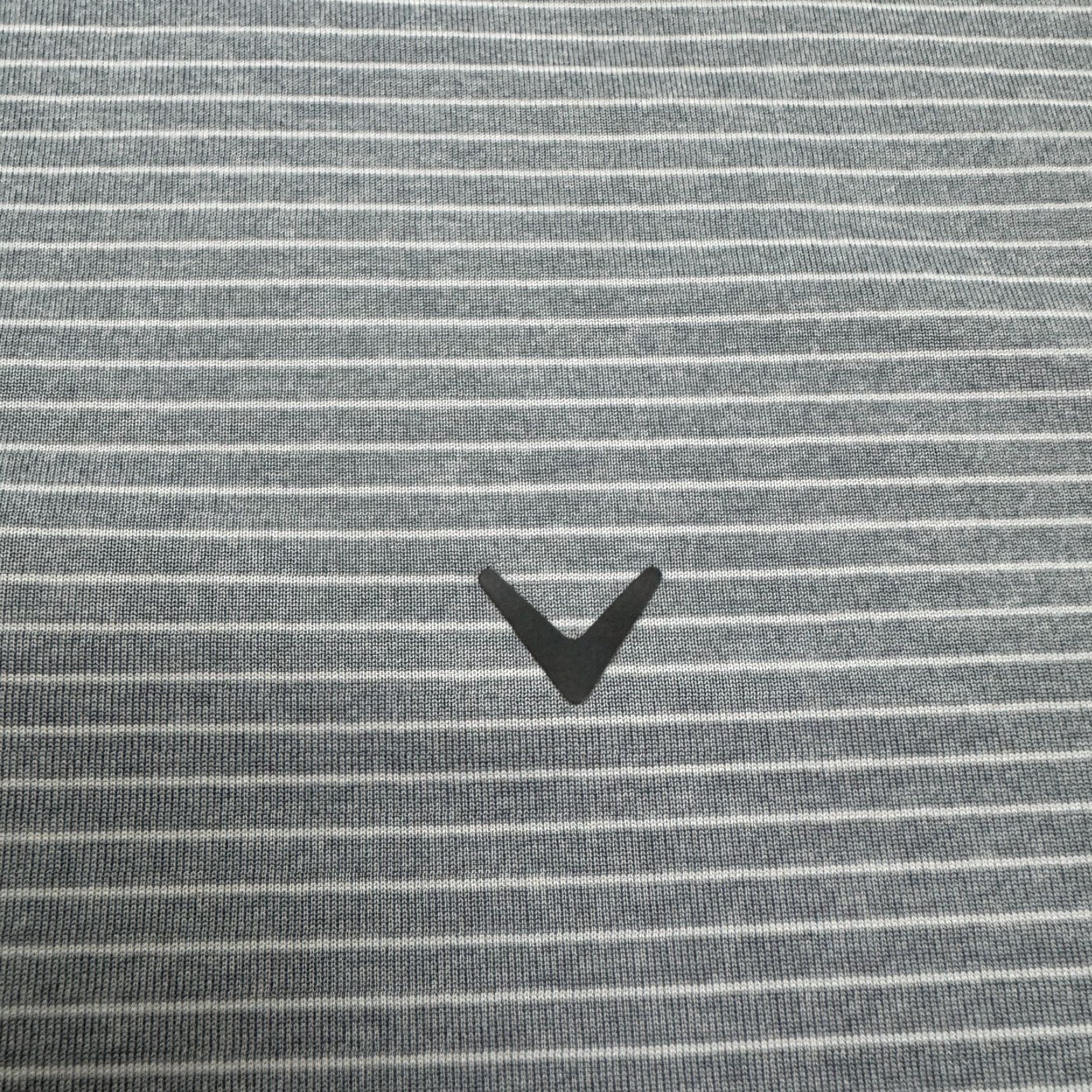 Callaway Callaway Opti-Dri Polo Shirt Men 2XL Gray Striped Performance Activewear Golf Shirt Size US XXL / EU 58 / 5 - 4 Thumbnail