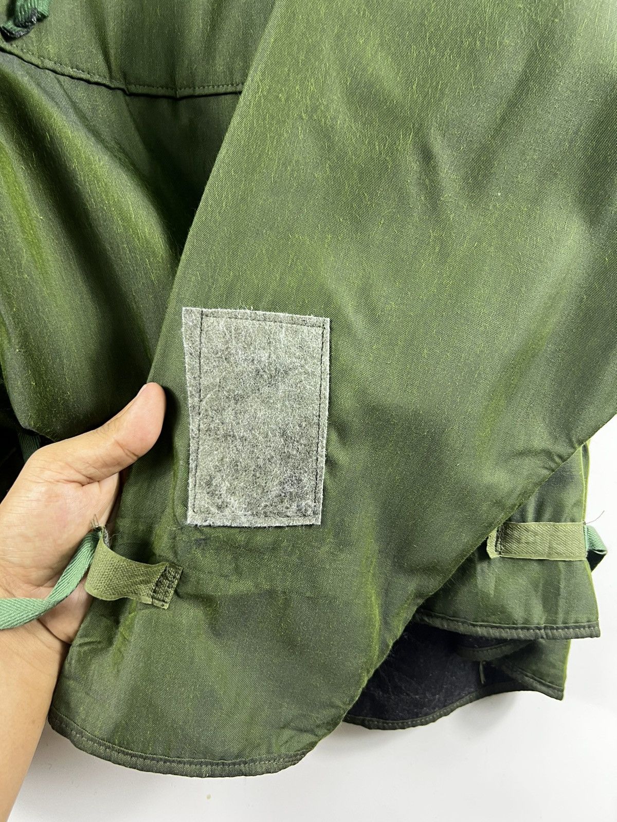 Vintage 🔥 80's Vtg Military Anorak Smock w/Hood Swedish C/Protective Size US L / EU 52-54 / 3 - 15 Thumbnail
