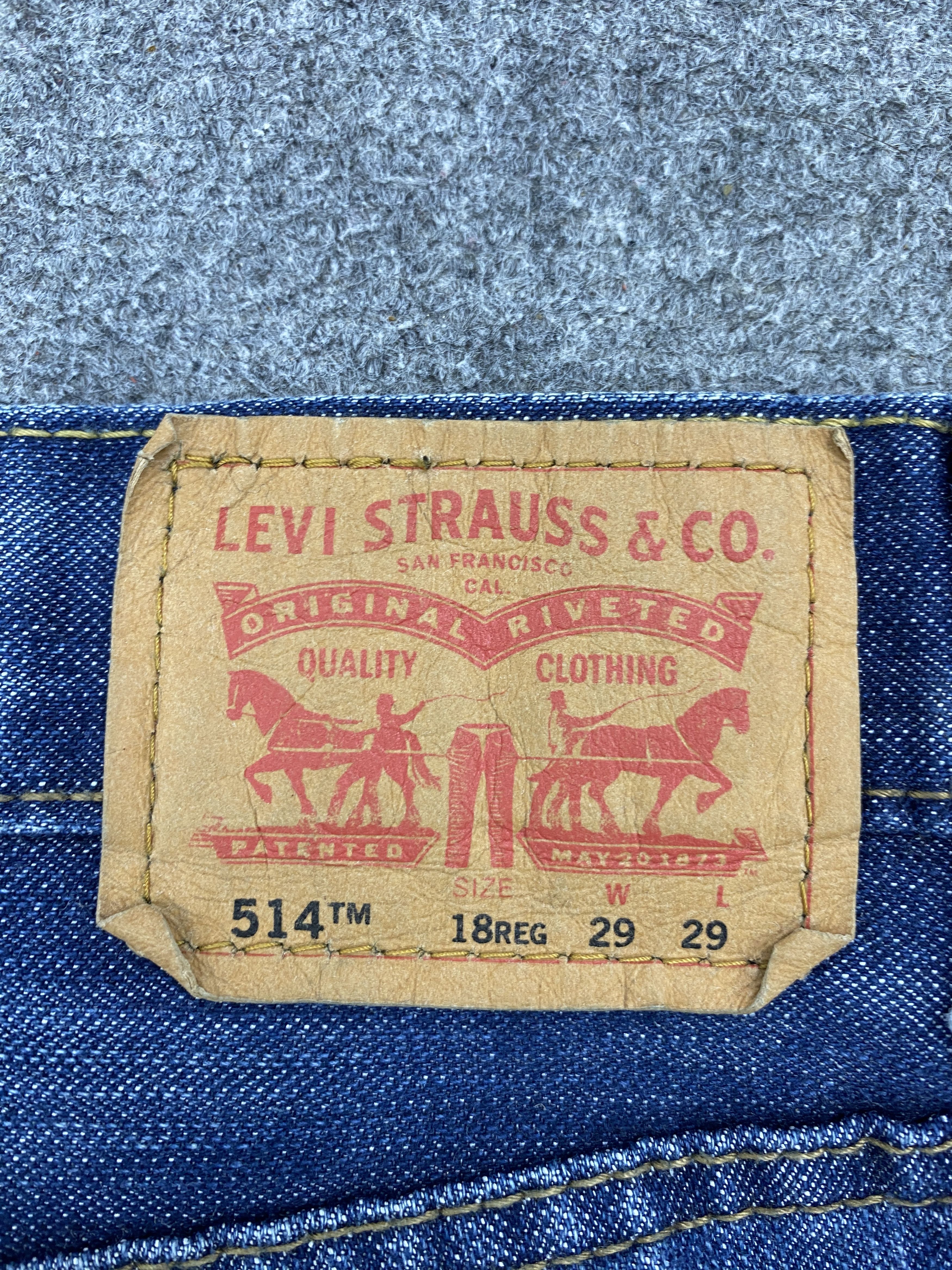 Levi's Vintage Distressed Levis 514 Faded Blue Jeans S0034 Size US 28 / EU 44 - 5 Thumbnail