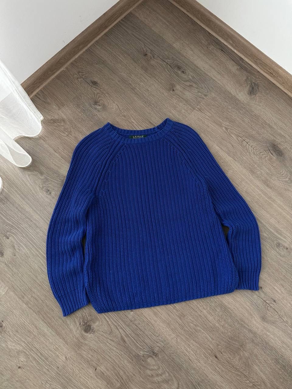 Polo Ralph Lauren × Vintage Vintage Polo Ralph Lauren Blue Ribbed Knit Sweater Size XS / US 0-2 / IT 36-38 - 3 Thumbnail