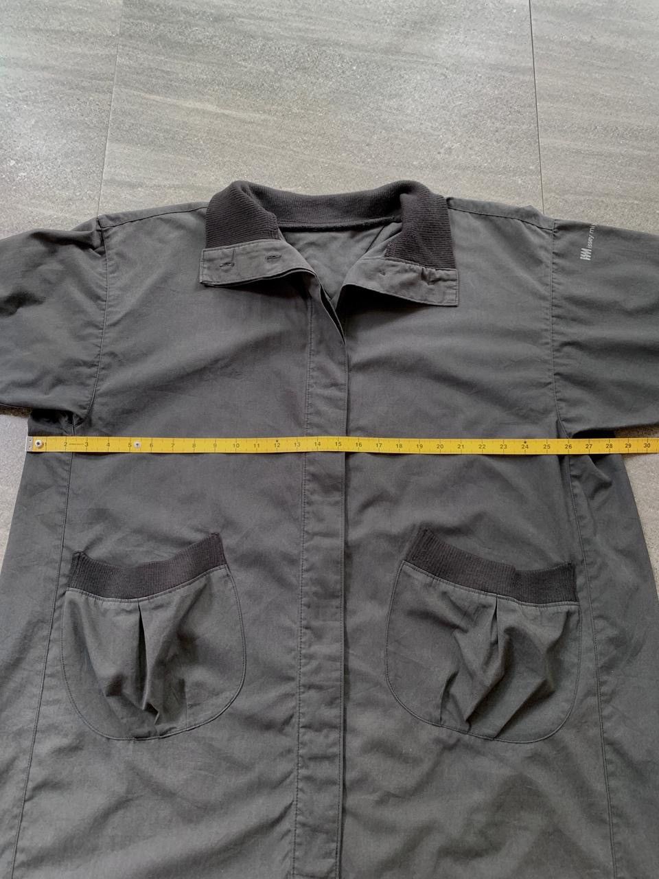 Issey Miyake FREE TAX! 90s Logo Printed Long Coat Jacket Size US M / EU 48-50 / 2 - 11 Thumbnail