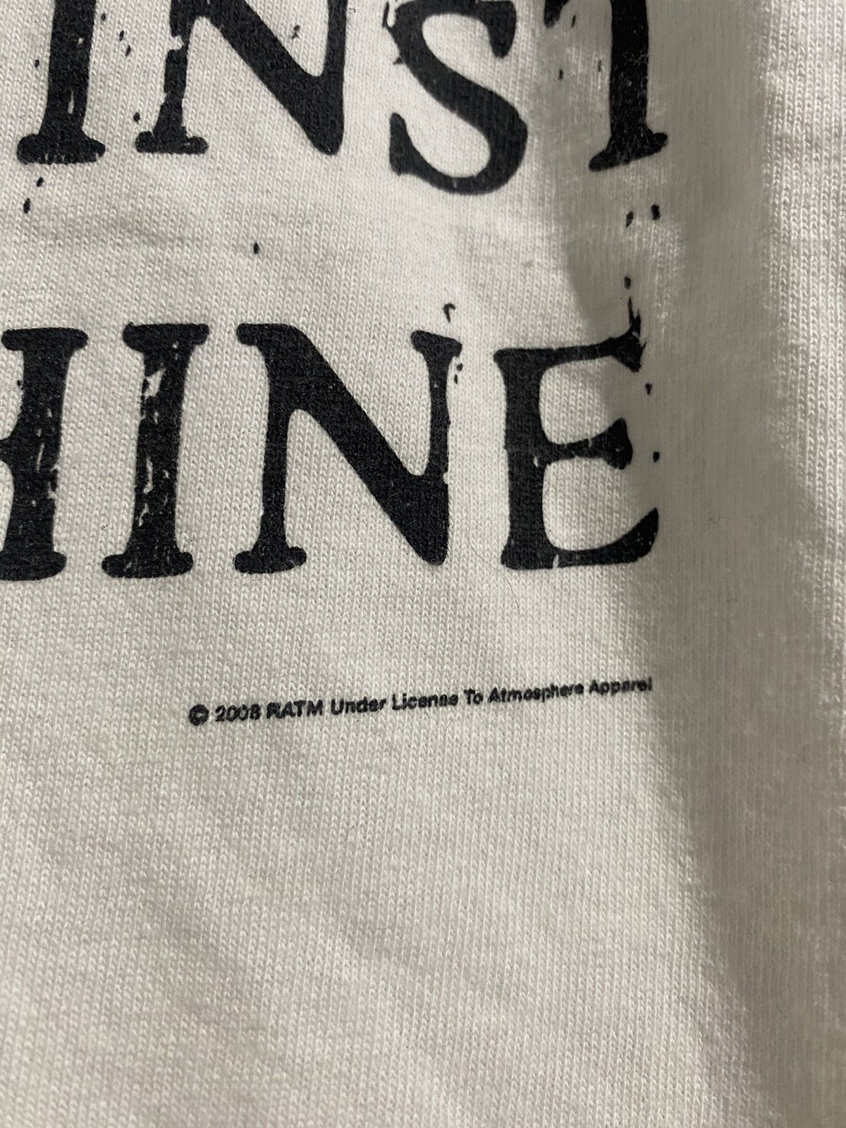 Band Tees × Vintage Rage Against The Machine Flag 2008 y2k t-shirt band tees Size US S / EU 44-46 / 1 - 8 Thumbnail