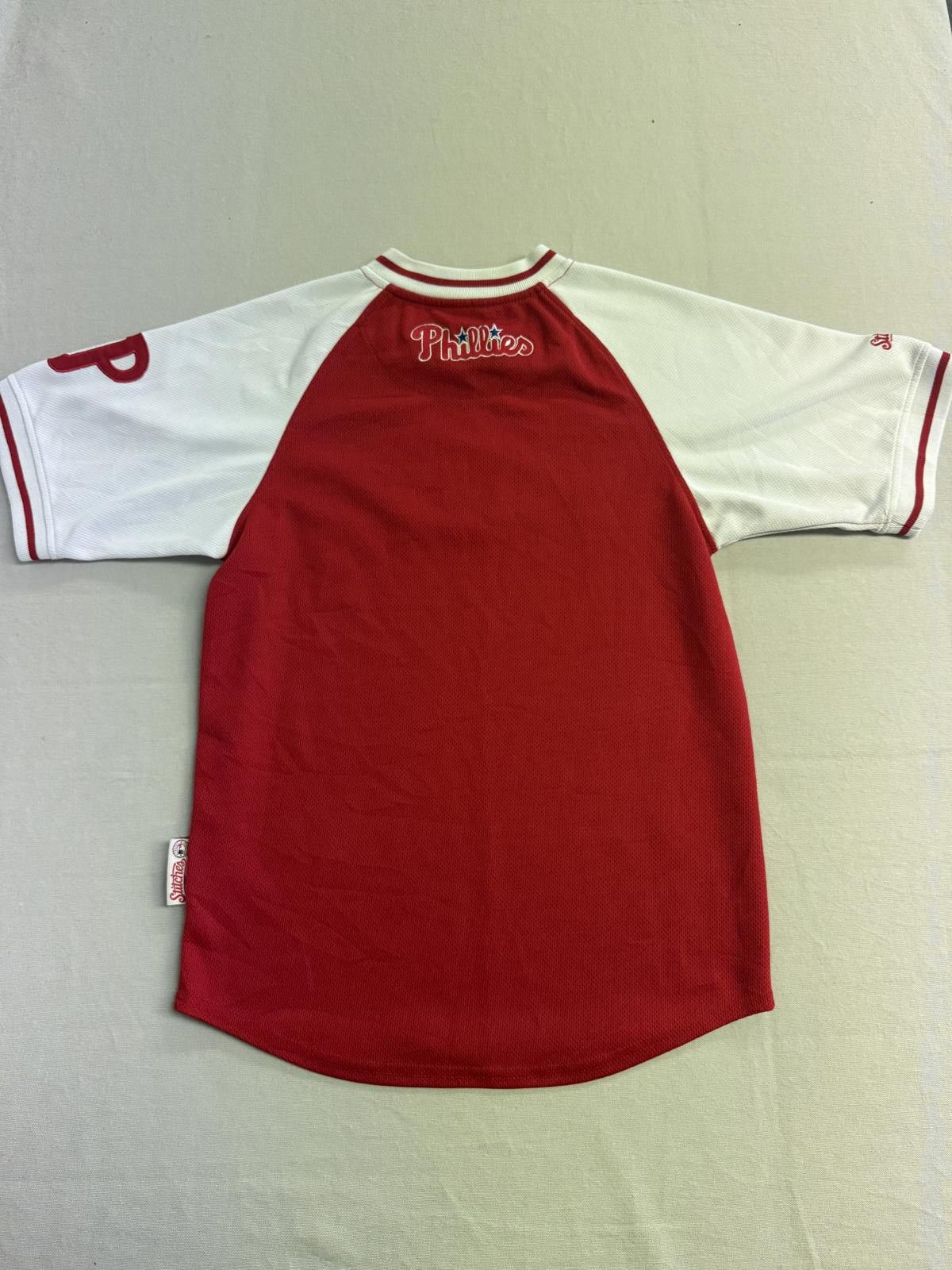 Taylor Stitch Philadelphia Phillies Jersey - Youth Kids Embroidered Red -M Size US M / EU 48-50 / 2 - 2 Thumbnail