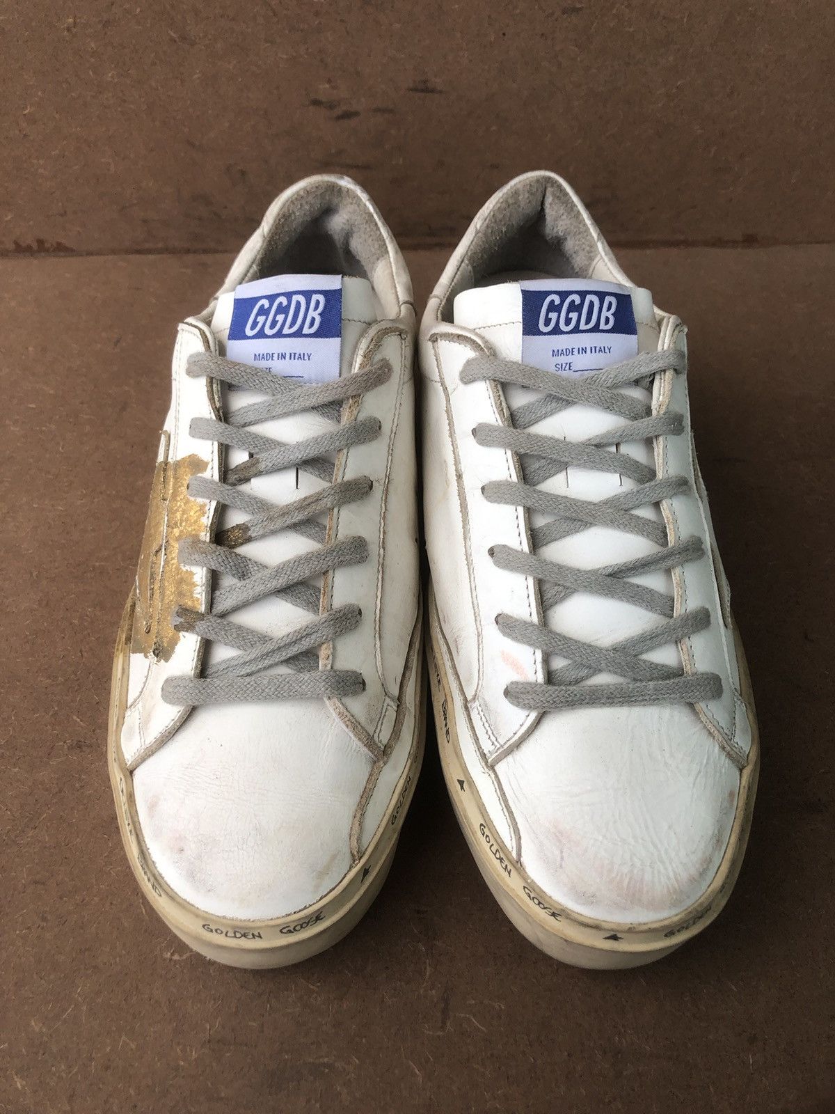 Golden Goose Golden Goose Hi-Star White Leather Women’s Sneakers Size 37 Size US 7 / IT 37 - 2 Thumbnail