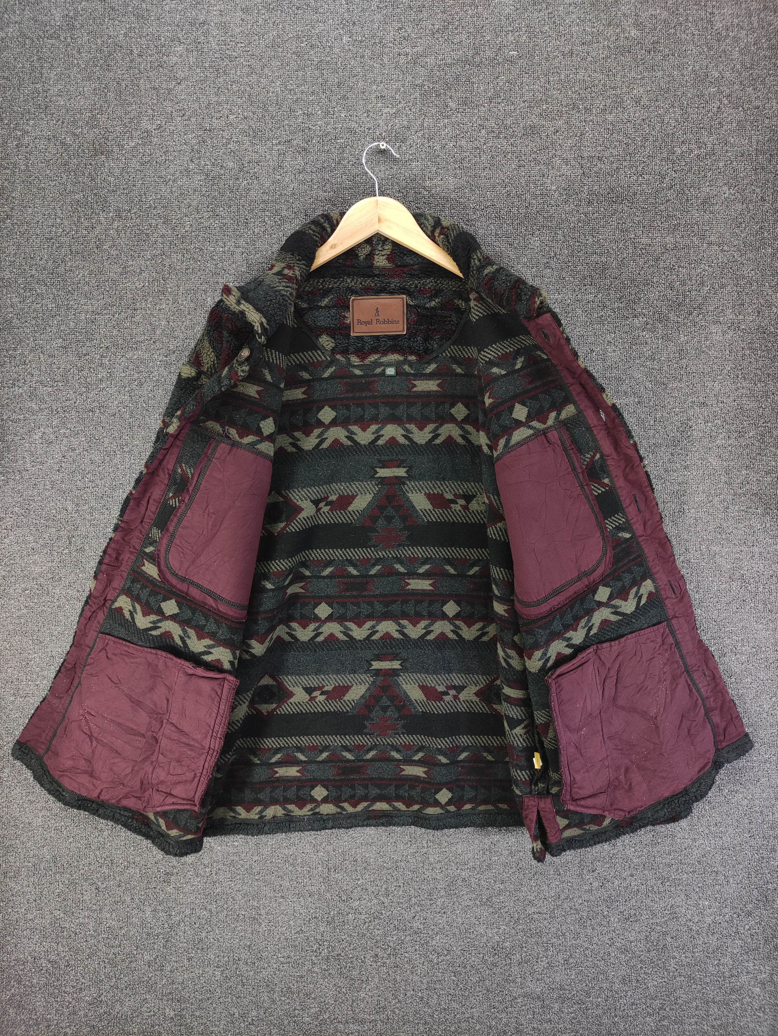 Royal Robbins Vintage Royal Robbins Sherpa/Fleece jacket Button Up Size US XL / EU 56 / 4 - 3 Thumbnail