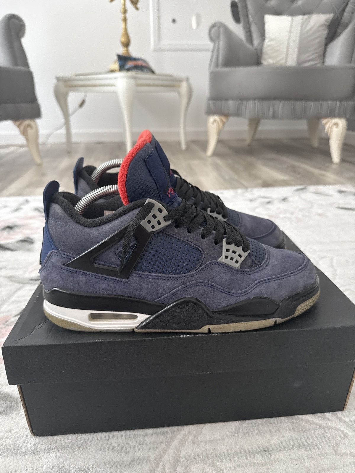 Jordan Brand Jordan 4 Winterized Loyal Blue 2019 Size US 8.5 / EU 41-42 - 2 Thumbnail