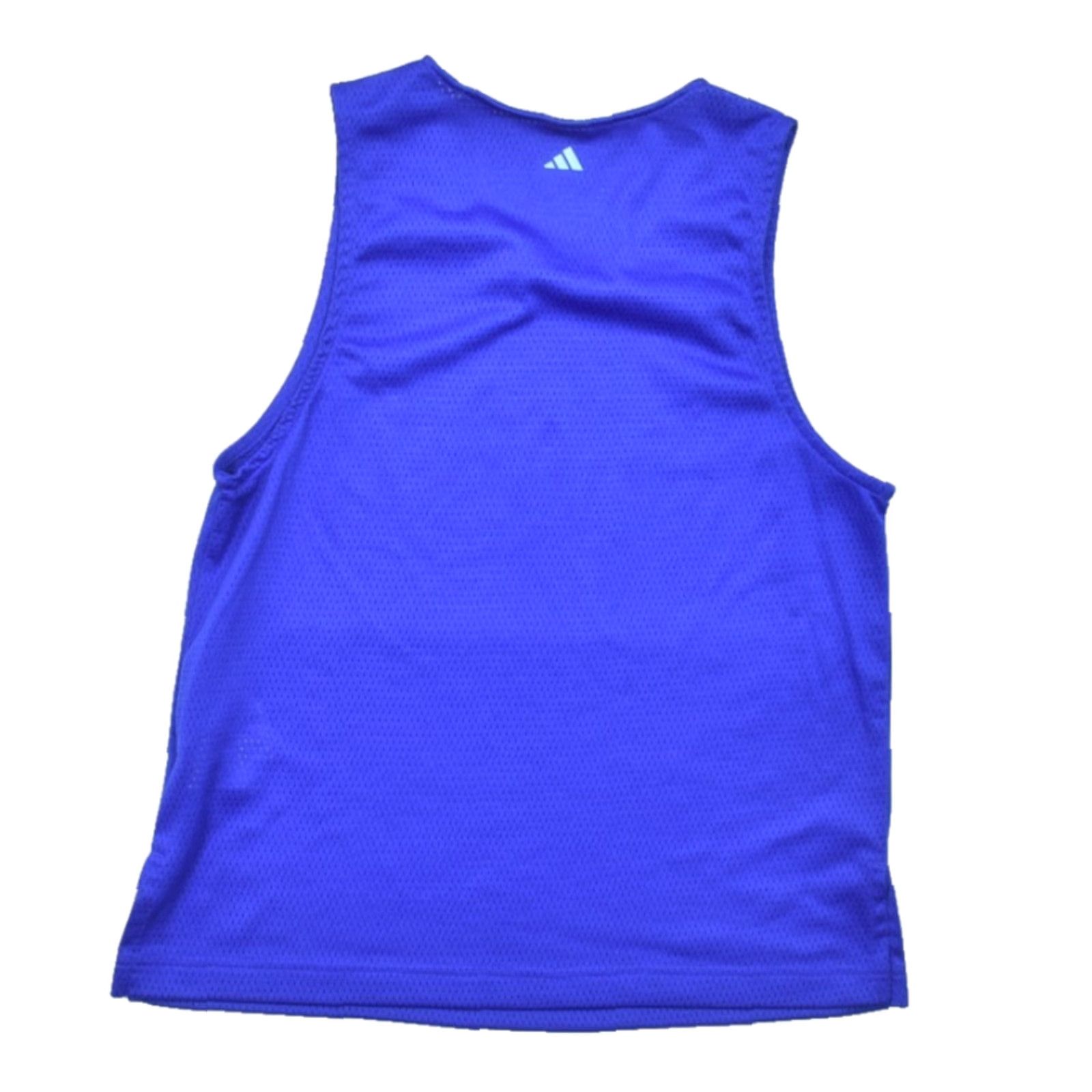 Adidas Adidas Basketball Tank Women's XS Blue Racerback Sleeveless Athletic Top Size XS / US 0-2 / IT 36-38 - 2 Thumbnail
