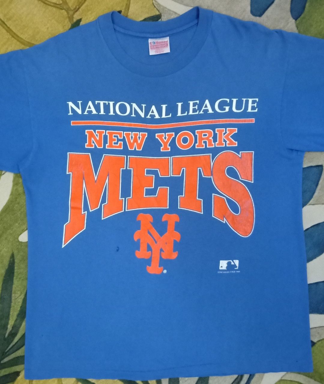 MLB × Vintage Vintage 90s MLB New York Mets T-shirt Size US L / EU 52-54 / 3 - 4 Thumbnail