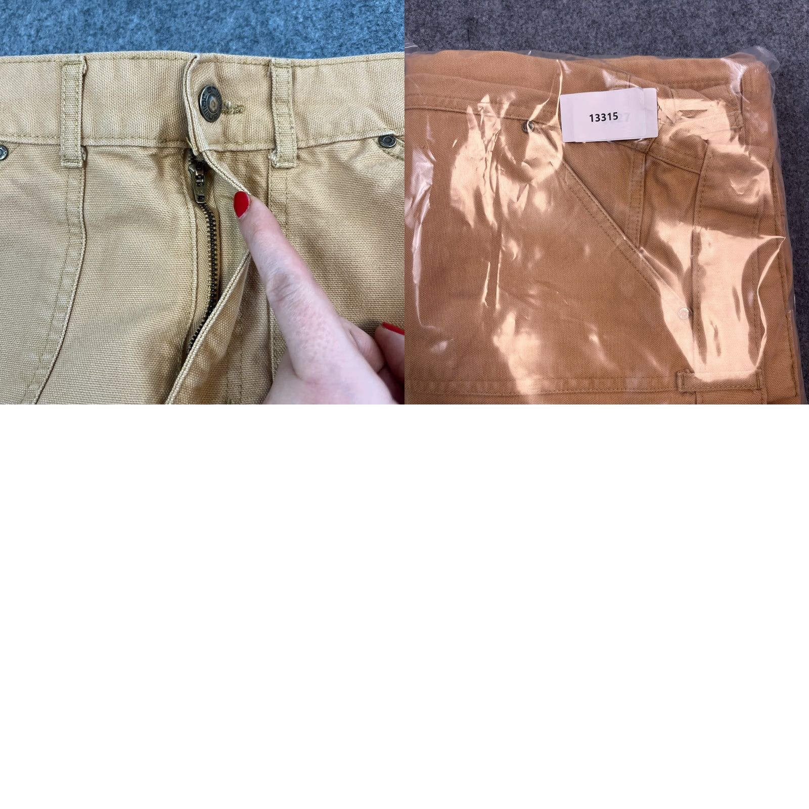 Vintage Animal Men Cargo Jeans Relaxed 30 30 Beige Carpenter Vintage Y2K 00s Jeans Mens Cargo Pocket 5-Pocket Straight Denim Canvas Relaxed Fit Trousers Beige Size US 30 / EU 46 - 9 Thumbnail
