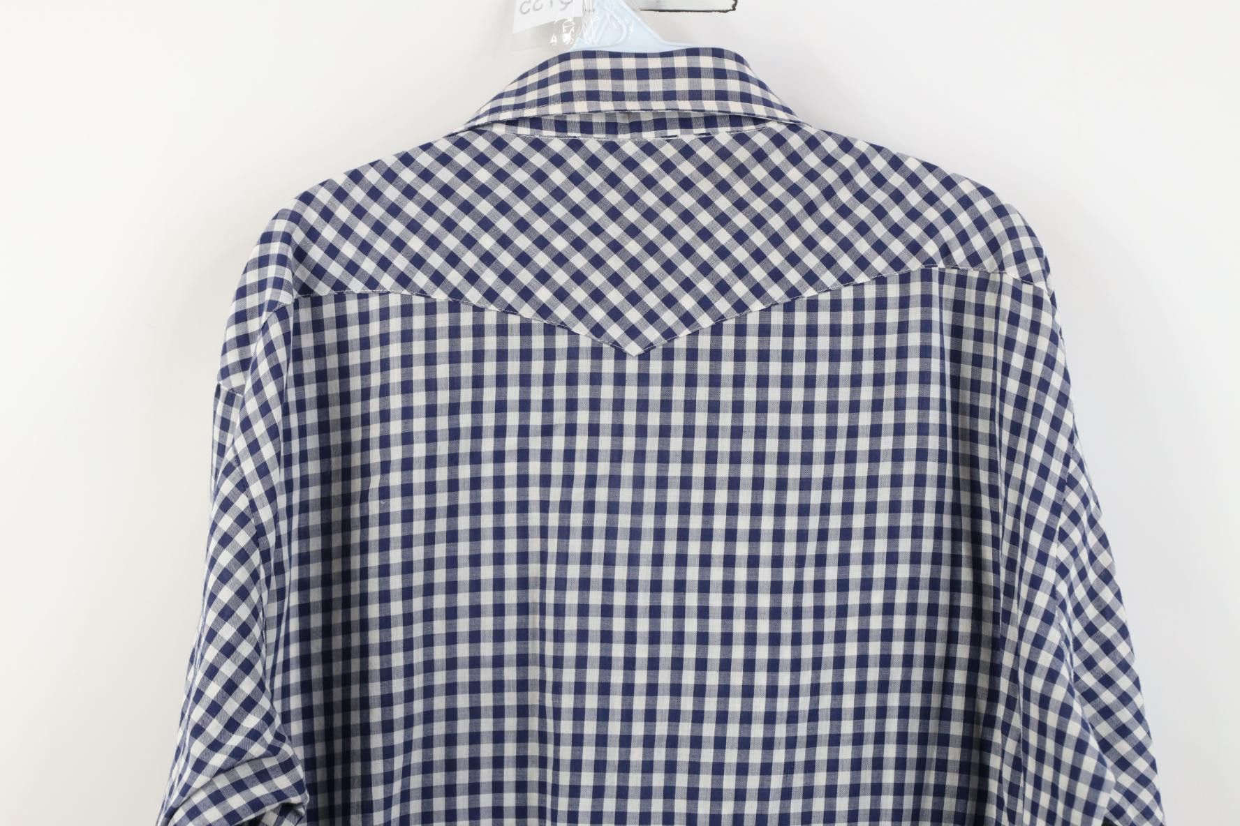 Vintage Vintage 70s Rockabilly Western Cowboy Snap Button Shirt Size US XL / EU 56 / 4 - 17 Thumbnail