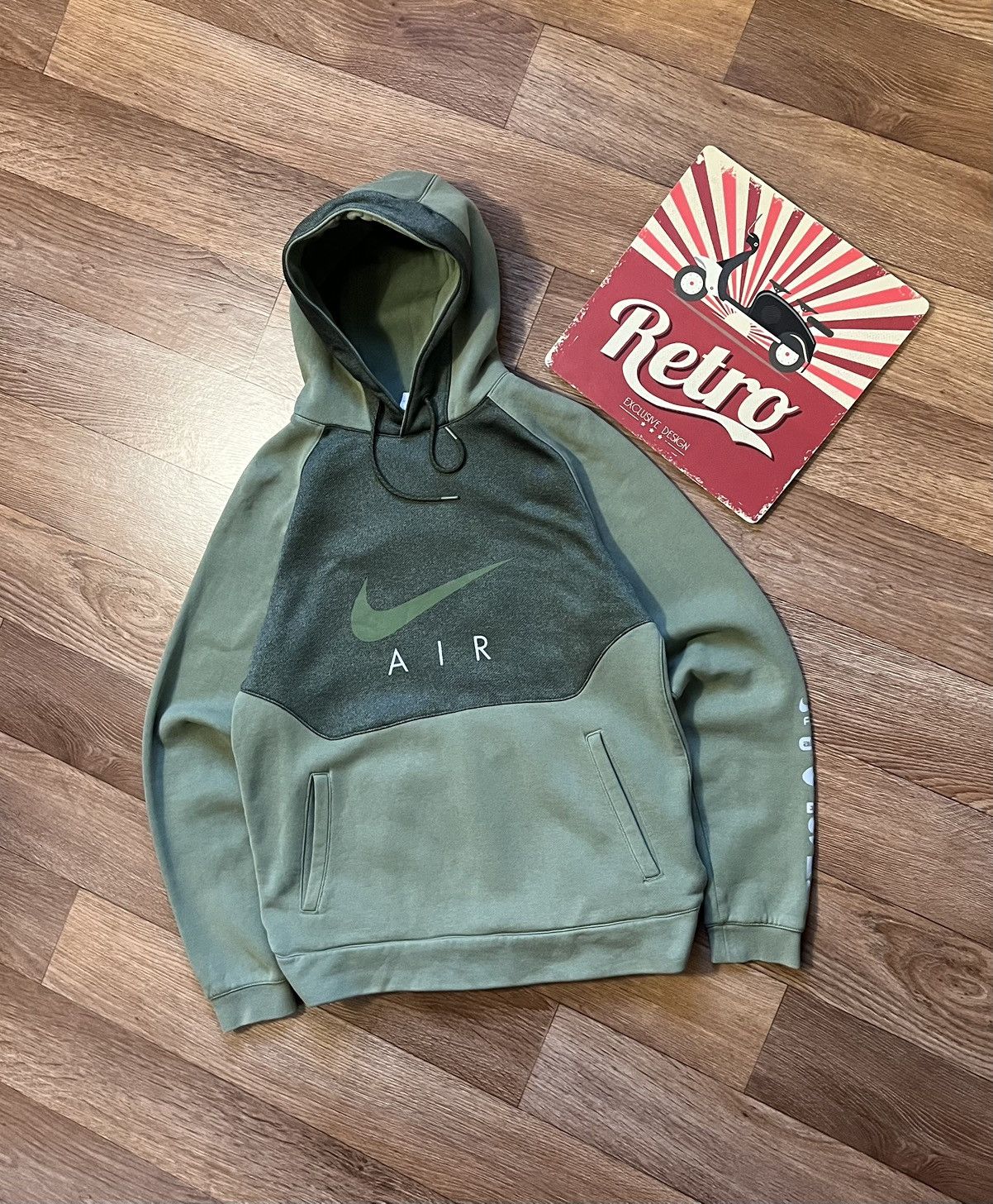 Nike Vintage Nike Air Big Logo Pullover Hoodie Size US M / EU 48-50 / 2 - 3 Thumbnail