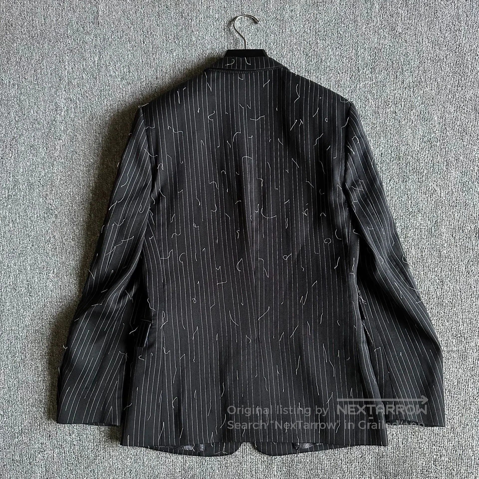 Dior dior homme black striped wool suit. Size US M / EU 48-50 / 2 - 4 Thumbnail