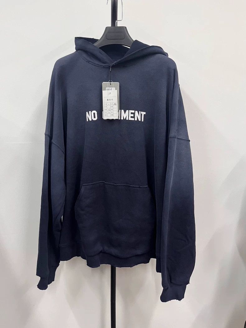 Balenciaga Balenciaga size 2 Letter Logo Hooded Pullover Drop Shoulder Size US S / EU 44-46 / 1 - 1 Thumbnail