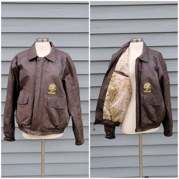 Vintage Vintage 90s North American Hunting Club Embroidered Brown L Size US XL / EU 56 / 4 - 3 Thumbnail