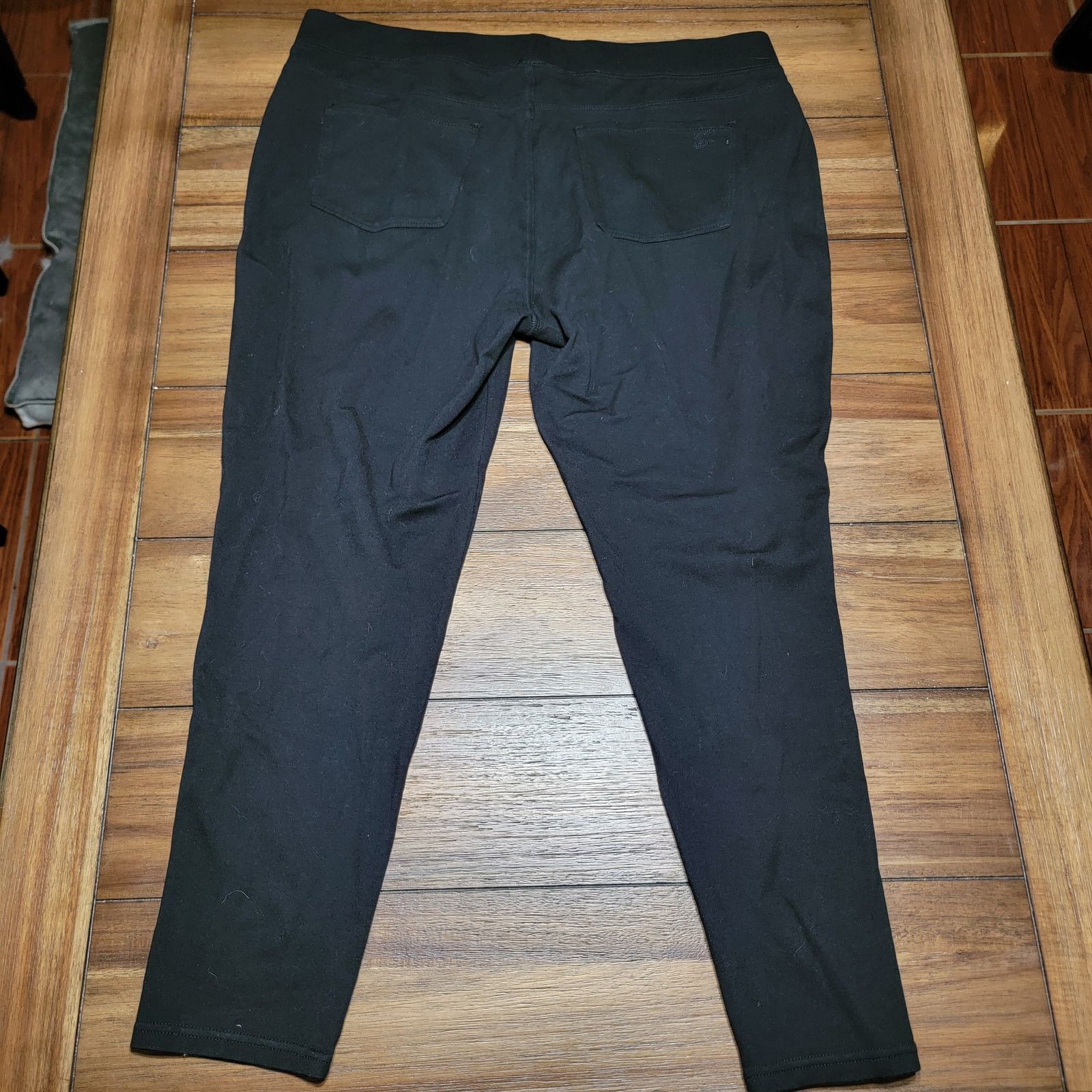 Seven 7 Seven7 Black Leggings w/ Faux Front Pockets - Size XXL Size 37" - 3 Thumbnail