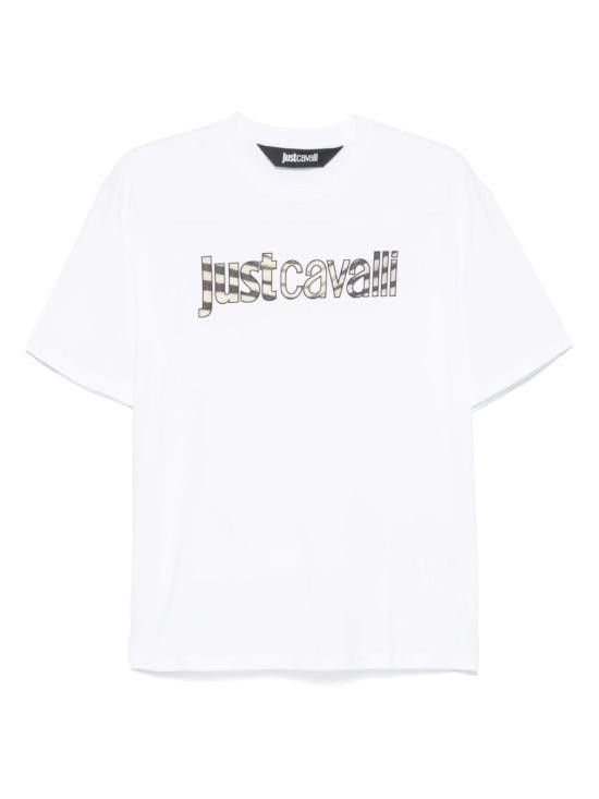 Tシャツ・カットソー JUST CAVALLI Men T-shirt White 78OAHE21CJ110 003 JUST CAVALLI: T-shirt men - White | Just Cavalli t-shirt