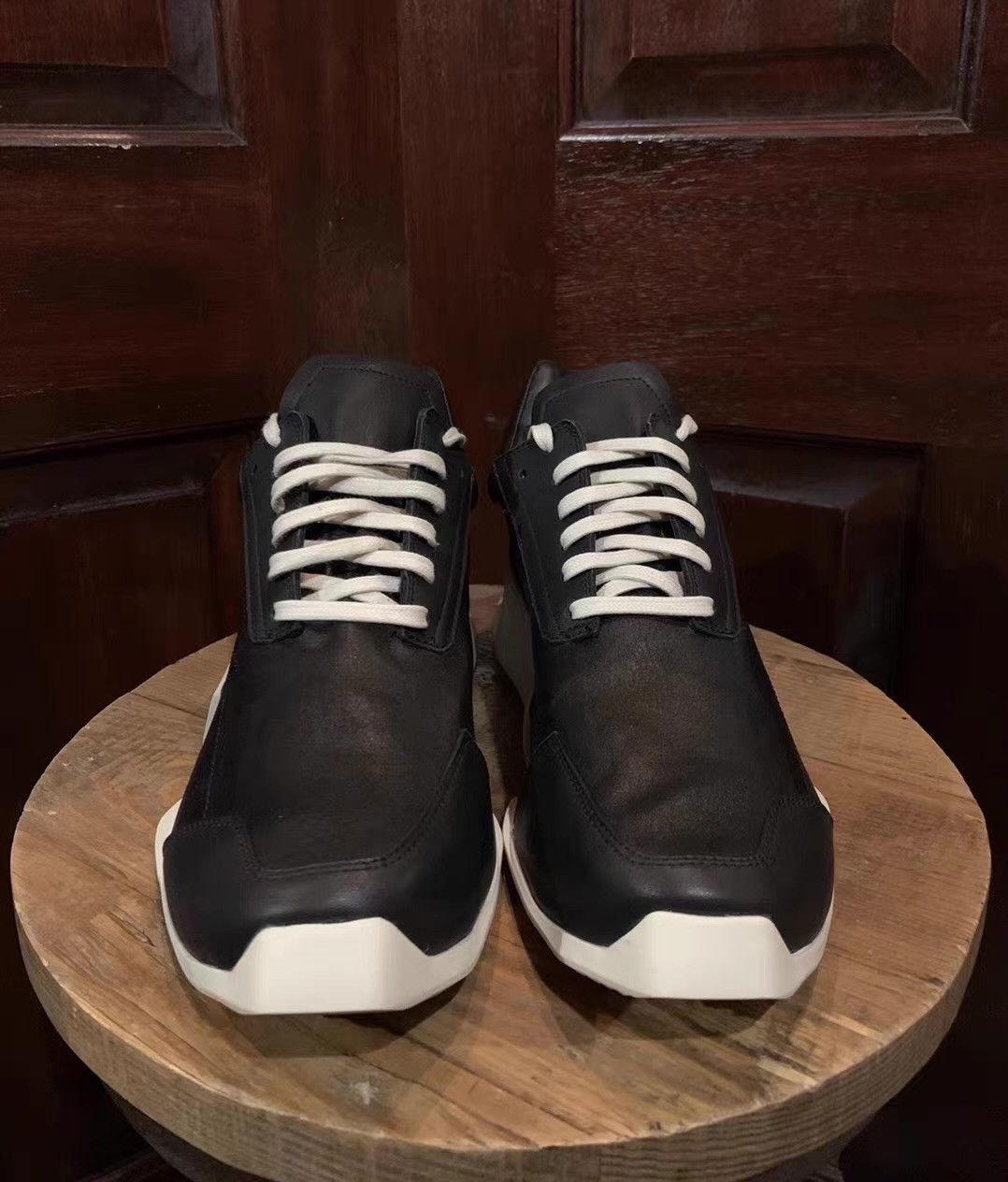 Rick Owens Rick Owens x Adidas Black Level Runner Low 2 Ｑ25 Size US 8.5 / EU 41-42 - 1 Thumbnail