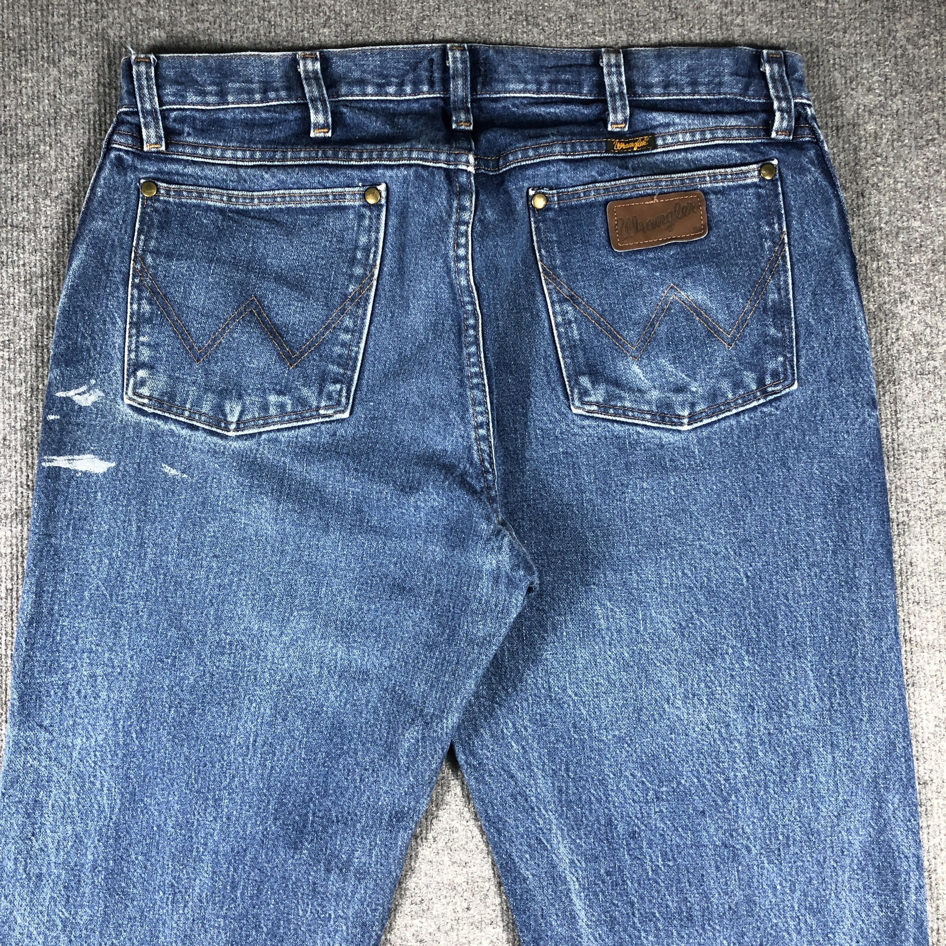 Vintage × Wrangler Vintage Wrangler Regular Fit Light Blue Wash L684 Size US 36 / EU 52 - 5 Thumbnail