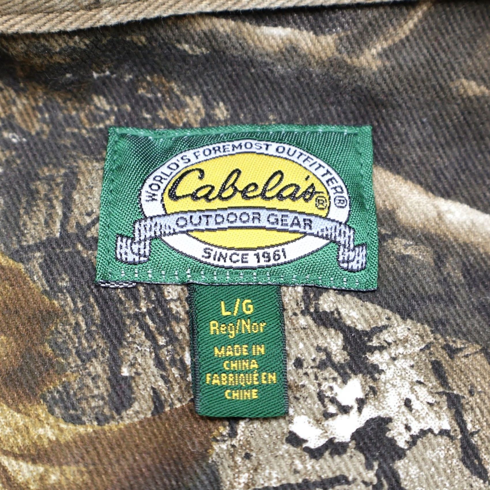 Vintage VINTAGE Cabela's Shirt Mens Large Camo Button Down Long Sleeve Flannel Hunting Outdoor Size US L / EU 52-54 / 3 - 3 Thumbnail
