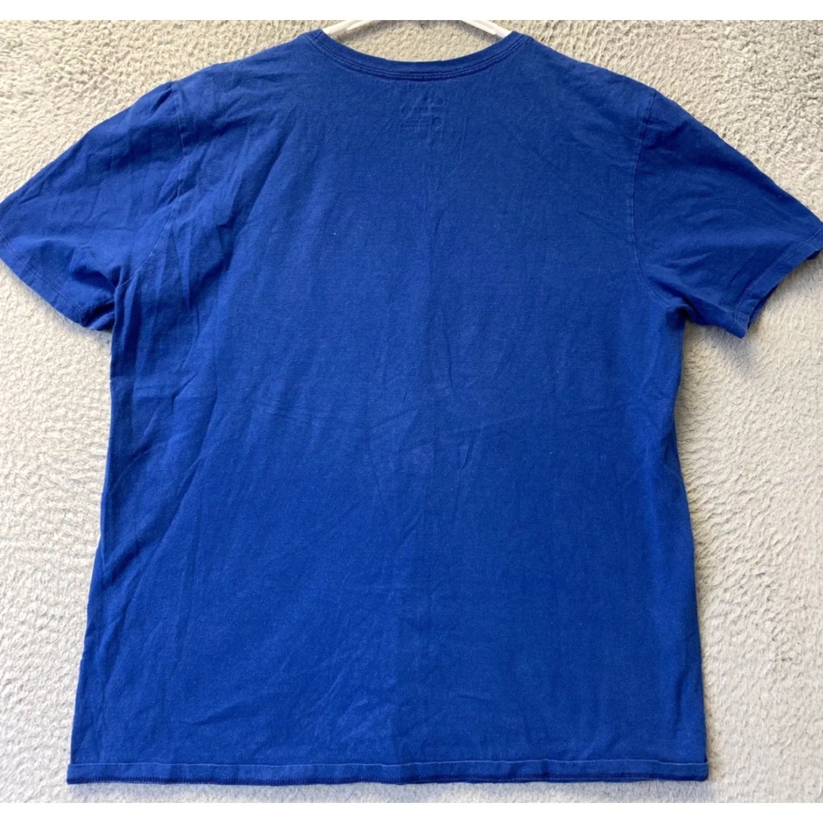 Nike NIKE Dri-FIT Athletic T-Shirt Mens Large Short Sleeve Basketball Graphic Blue Size US L / EU 52-54 / 3 - 6 Thumbnail