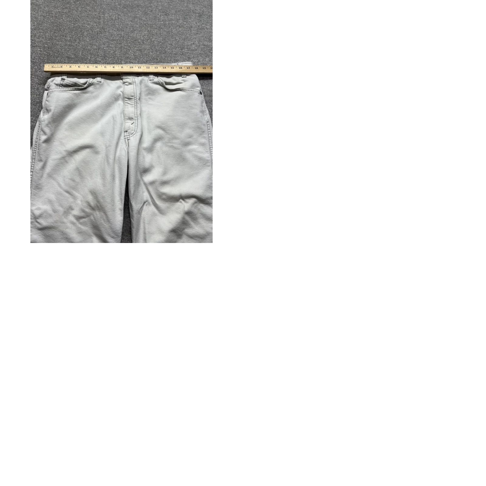 Levi's VINTAGE Levi's 505 Jeans Relaxed Denim 36x23 36 36in White USA Men 5-Pocket Size US 36 / EU 52 - 9 Thumbnail