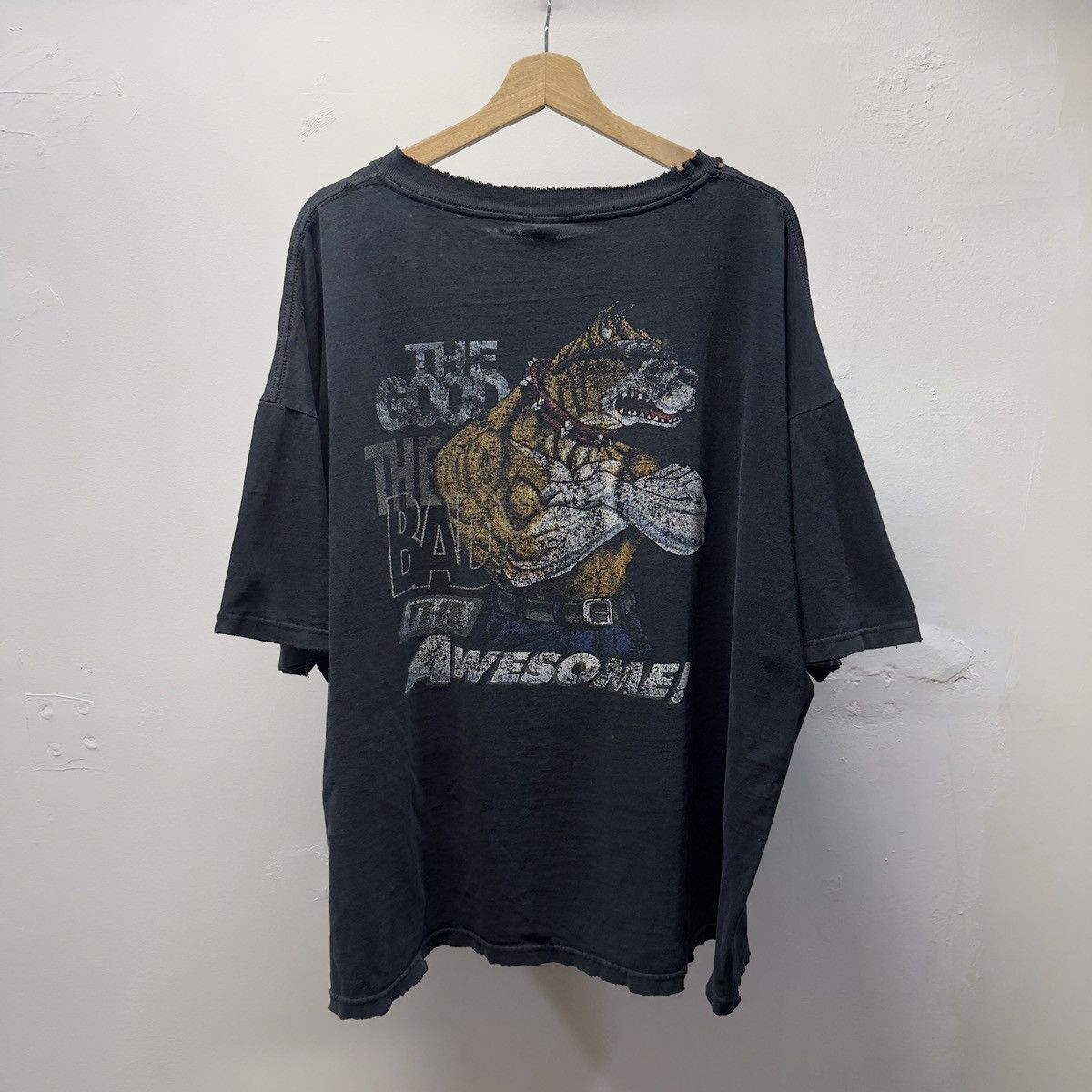 Vintage Thrashed Faded Distressed Dawg Shirt ERD Grunge Chrome WCC Size US XXL / EU 58 / 5 - 1 Thumbnail