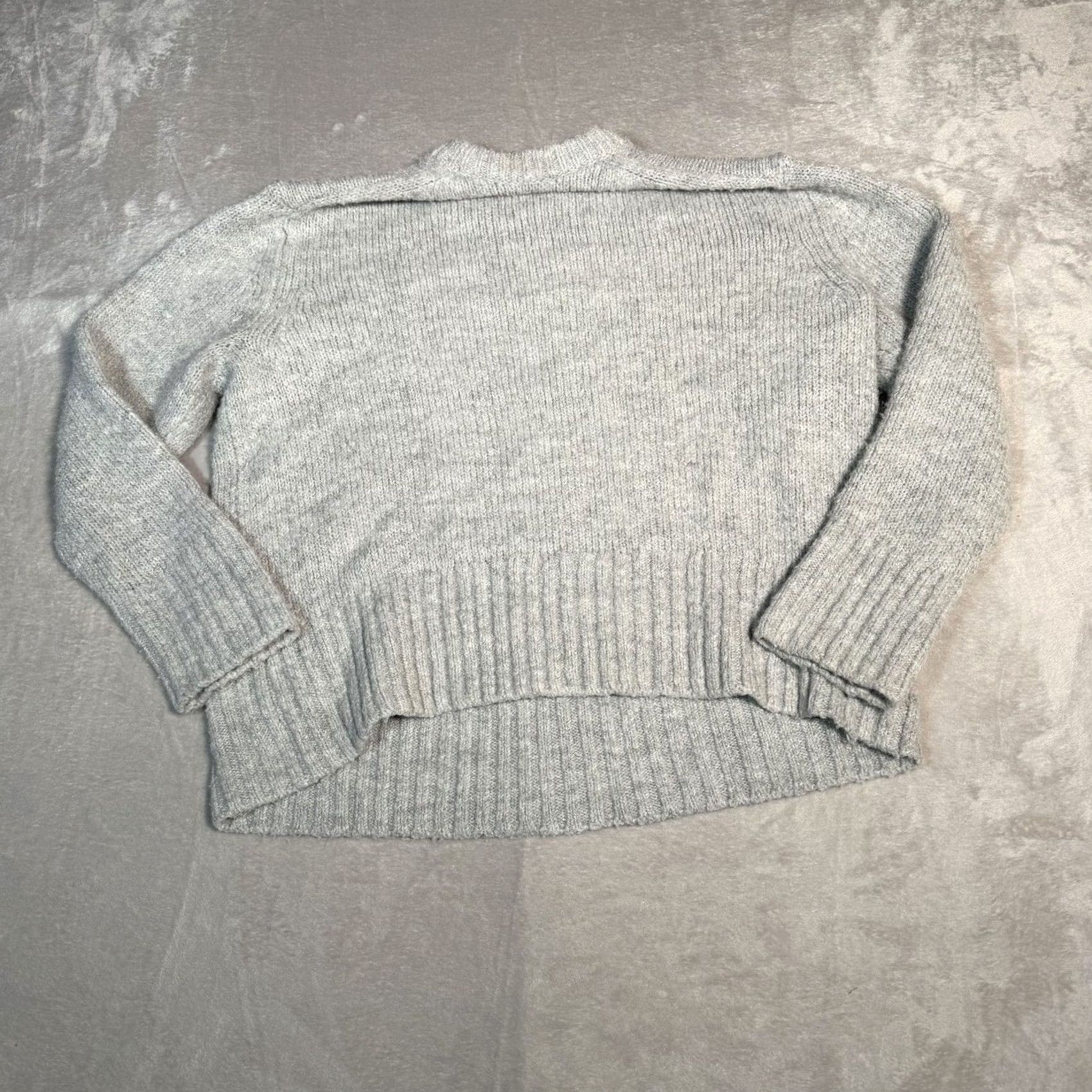 Pistola PISTOLA Sweater Womens Large Gray Knit Pullover Crew Neck Mock Neck Casual Fisherman L Size Women US Size L / US 10 / IT 46 - 3 Thumbnail
