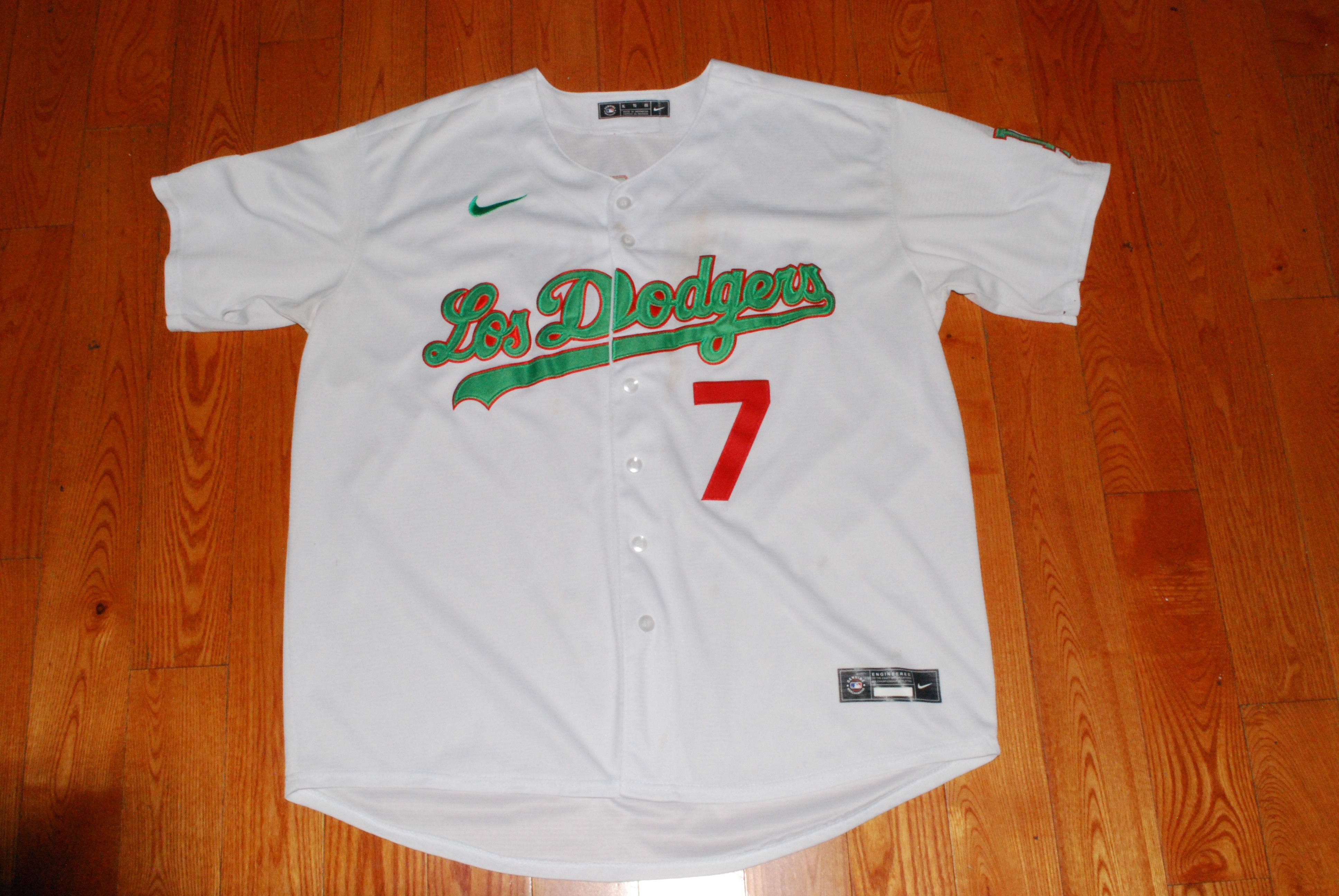 Nike Nike LA Dodgers Julio Urias #7 Mexican Colors MLB Jersey Size US L / EU 52-54 / 3 - 1 Thumbnail