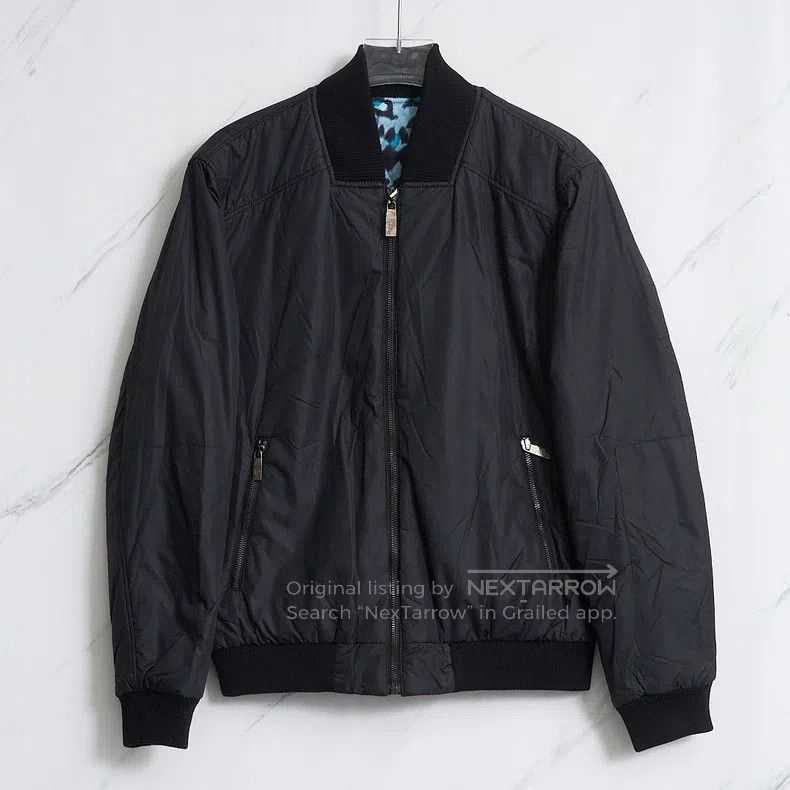 Versace Versace Men's baseball uniform collar reversible jacket Size US M / EU 48-50 / 2 - 1 Thumbnail