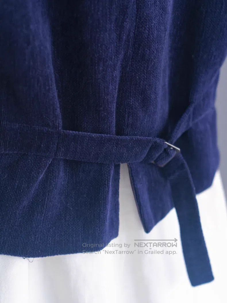 Kenzo Kenzo Men's blue velvet vest Size US L / EU 52-54 / 3 - 7 Thumbnail