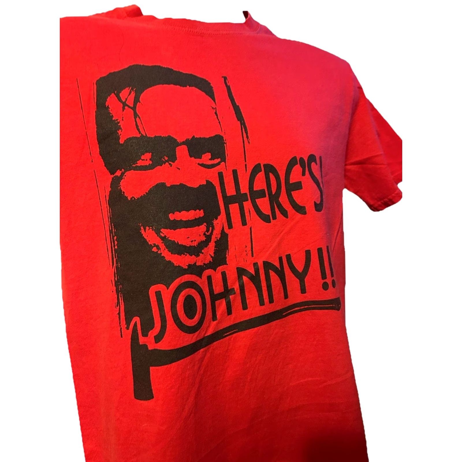 Anvil VINTAGE The Shining Here’s Johnny Movie Shirt Unisex Adults M Red Jack Nicholson Kubrick Graphic Tee Size US M / EU 48-50 / 2 - 5 Thumbnail