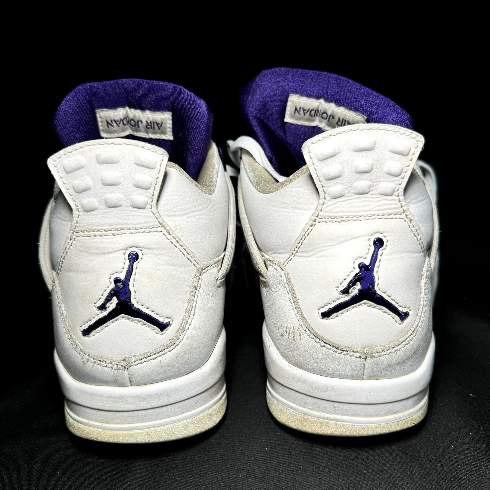 Jordan Brand × Nike Size 11.5 - Air Jordan 4 Retro Purple Metallic Men's Shoes Size US 11.5 / EU 44-45 - 5 Thumbnail