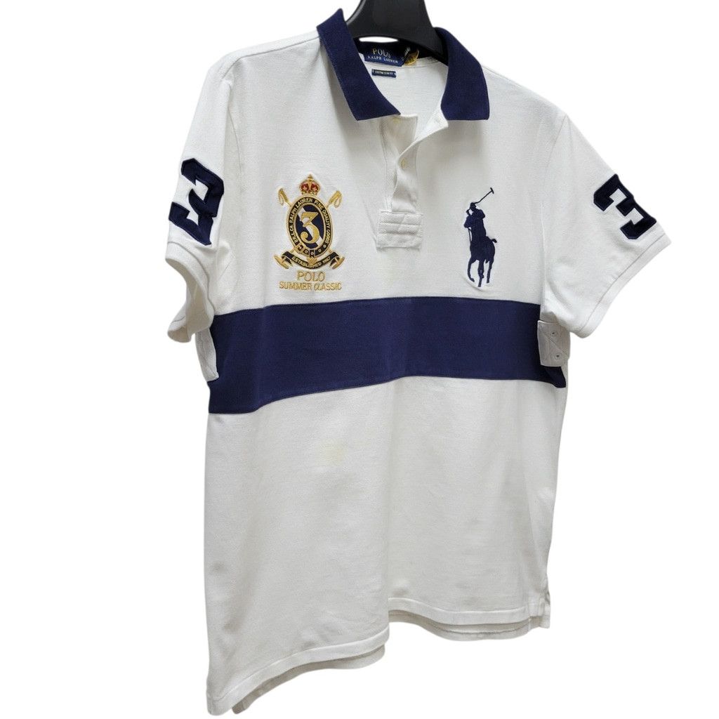 Ralph Lauren Polo Ralph Lauren Custom Slim Fit Colorblock Cotton Polo Size US XL / EU 56 / 4 - 3 Thumbnail