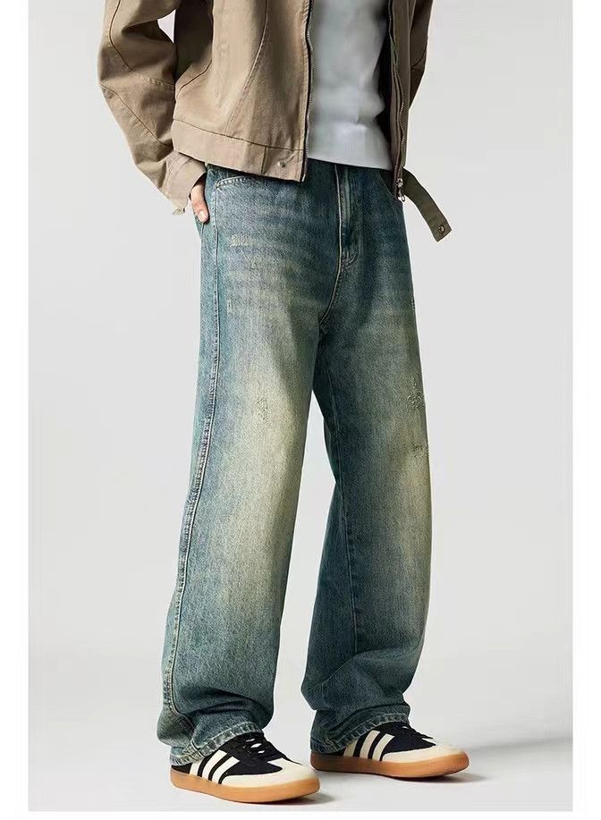 Japanese Brand × Jean Vintage Street Hip Hop Washed Faded Casual Jeans Size US 32 / EU 48 - 3 Thumbnail