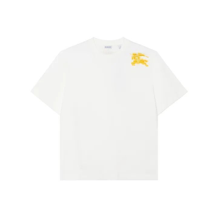 Burberry Burberry Burberry SS24 Logo Print White T-Shirt-2507 Size US M / EU 48-50 / 2 - 1 Thumbnail