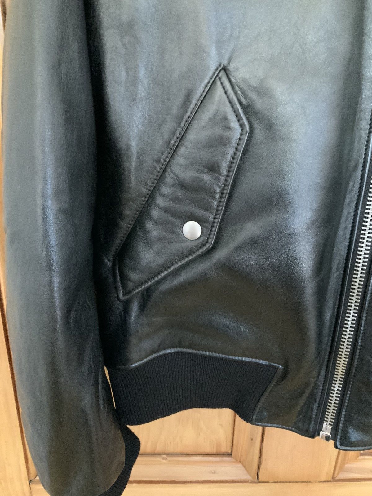 Prada Prada Leather Bomber Jacket Size US M / EU 48-50 / 2 - 5 Thumbnail