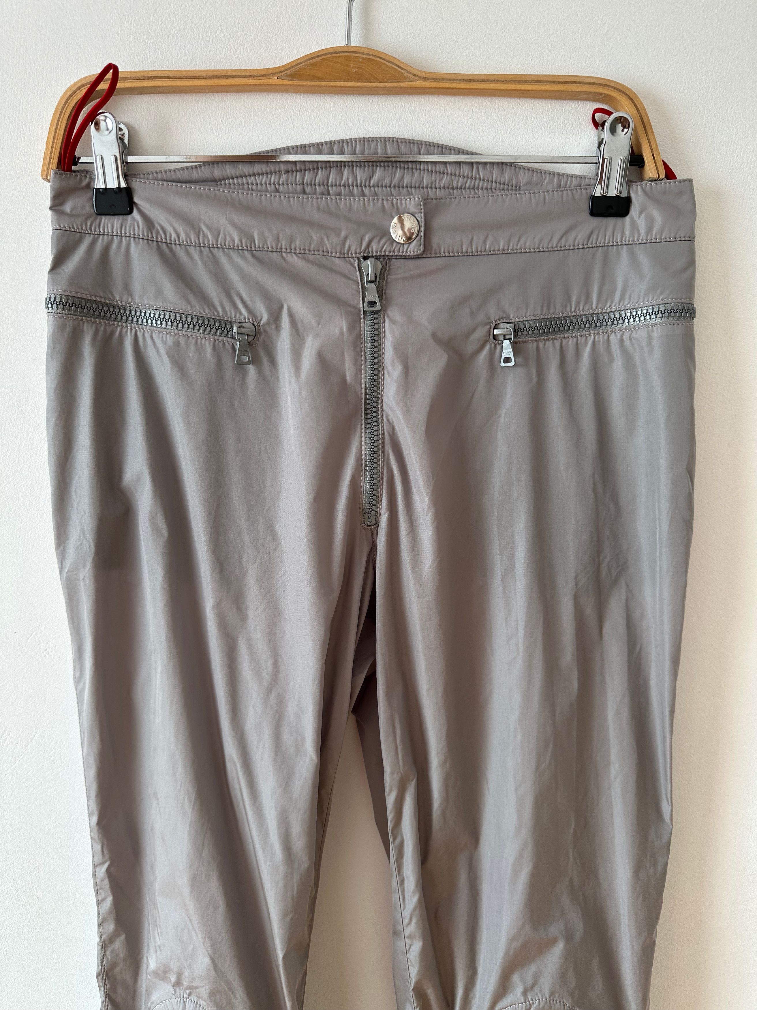 Prada 00's Prada LInea Rossa nylon pants light knee pads tech Size 28" / US 6 / IT 42 - 2 Thumbnail